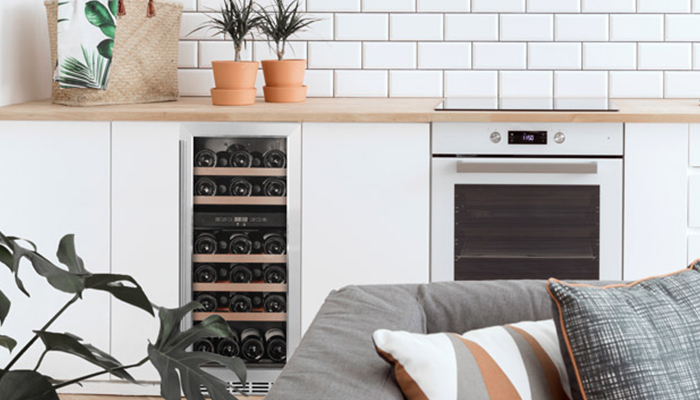 Cavin Inbyggbar vinkyl - Scandinavian Collection 800 Stainless